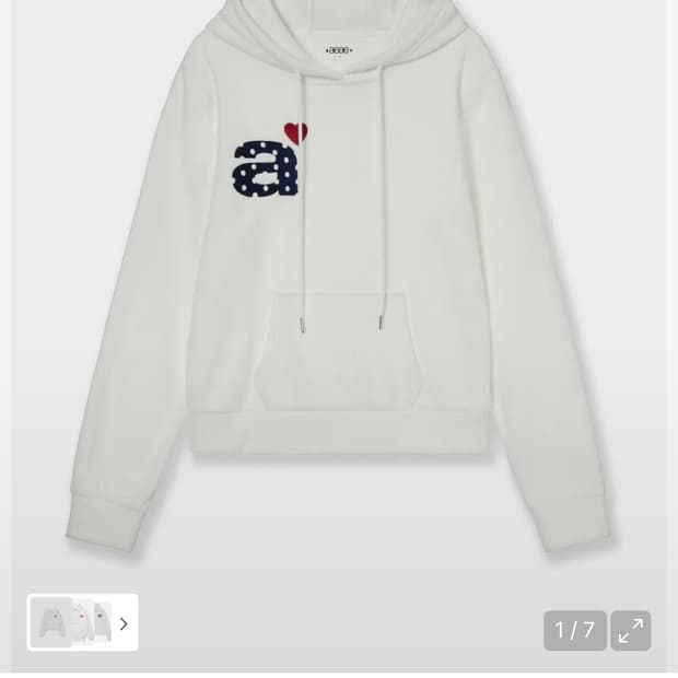 [1] aeae 도트 후드티