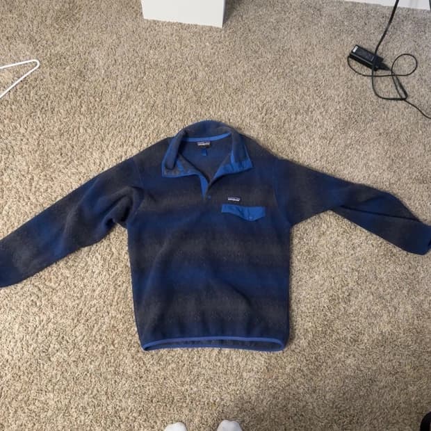 10s 파타고니아 신칠라 스냅-T 네이비/블루