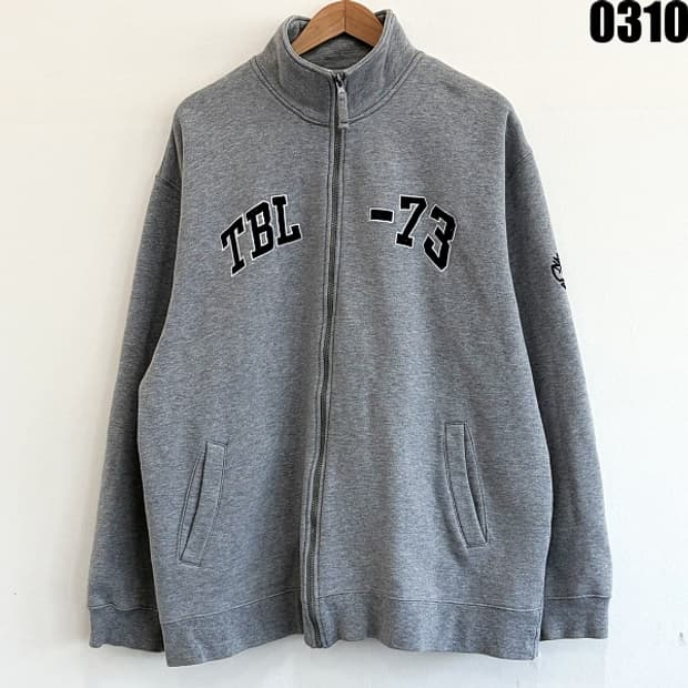 팀버랜드 TBL 로고 집업 스웨트 자켓 0310
