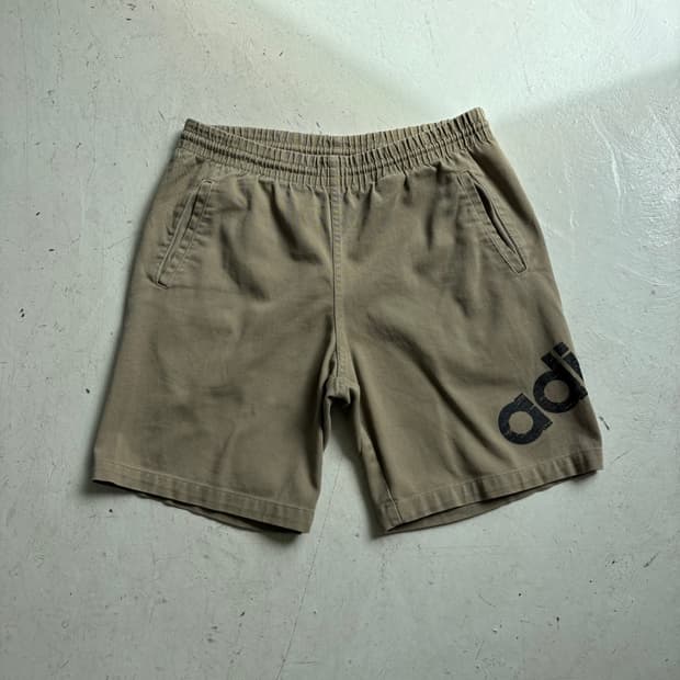 90s 아디다스 빈티지 코튼 반바지 M