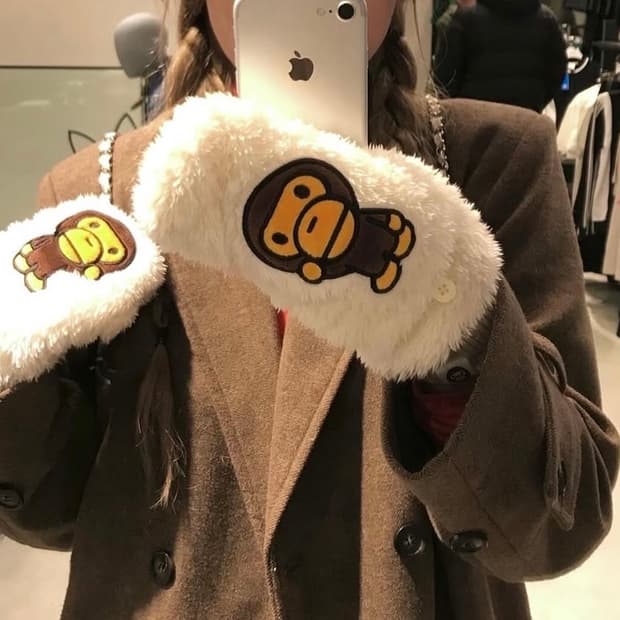 베이프 베이비 마일로 글러브 아이보리