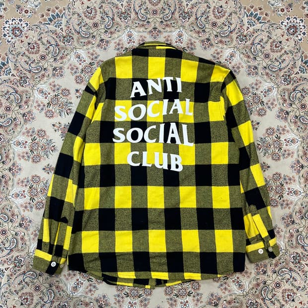 안티 소셜 소셜 클럽 플란넬 셔츠