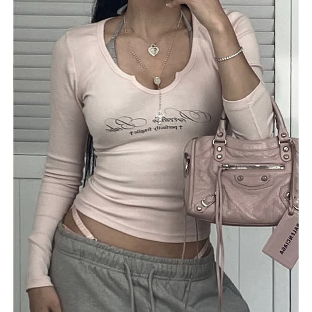 엔젤넘버555 엔넘파 프레일 티셔츠 핑크