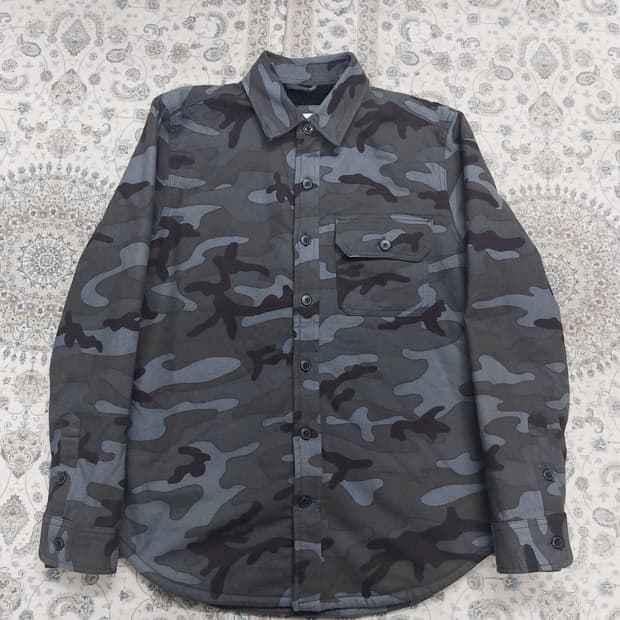 GAP 카모플라쥬 플리스 셔츠 자켓 S (크게나옴) (100-103)