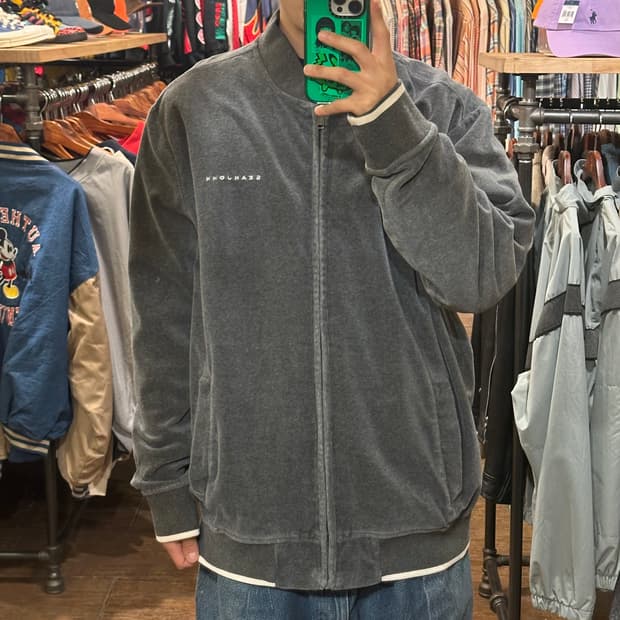 [HI] 빈티지 플리스 그레이