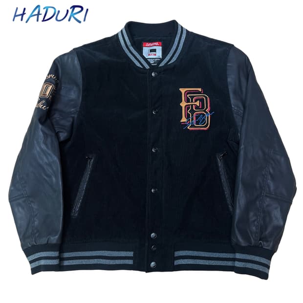 Fubu 빅로고 블랙바시티자켓 XXL