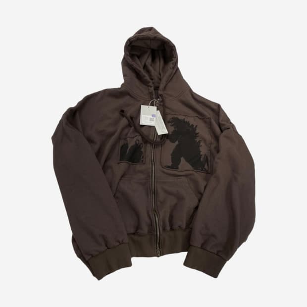 언더마이카 살루드 아카이브 오마주 패치 후드 집업 퍼지