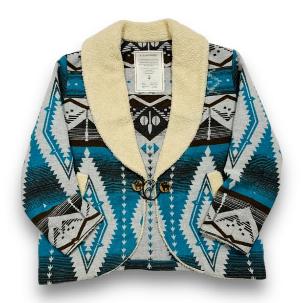 R.S Navy Navaho Sherpa Searing Jacket