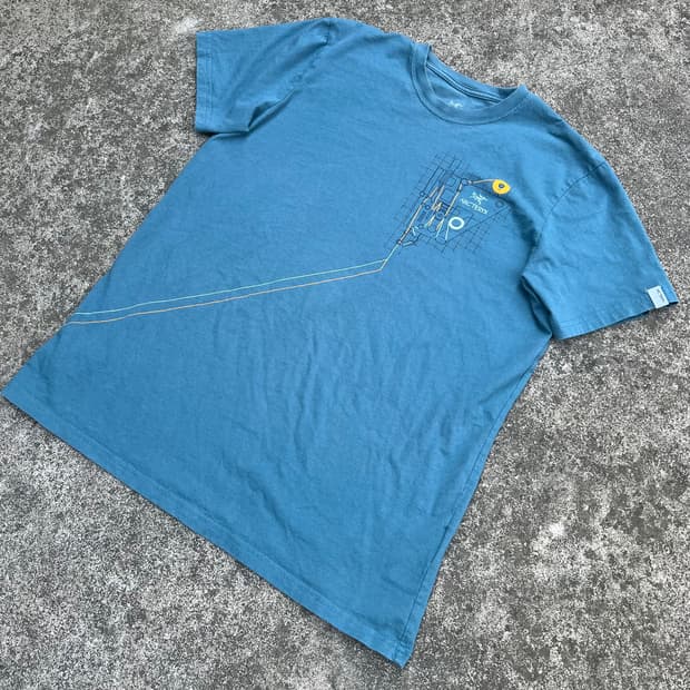 ARCTERYX TEE / 아크테릭스 반팔 티셔츠 블루