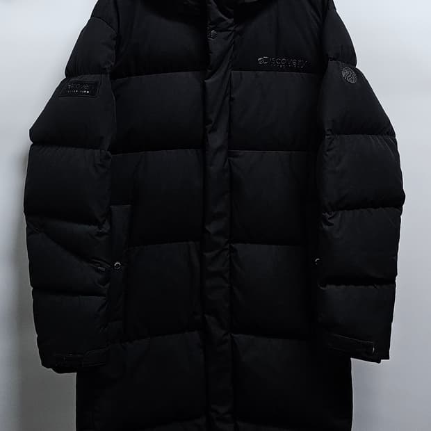 디스커버리 구스다운 롱패딩 100