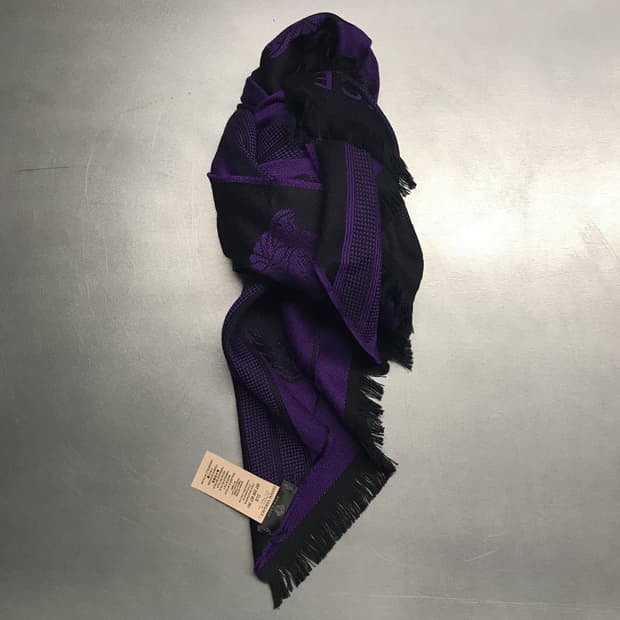 베르사체 메두사 머플러 퍼플