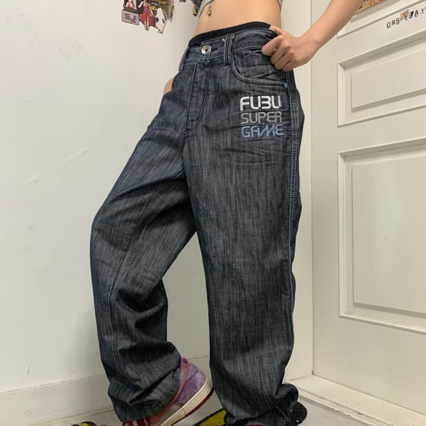FUBU 올드스쿨 데님팬츠