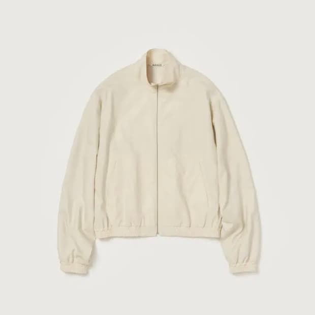 오라리 24fw 트로피컬 울 블루종