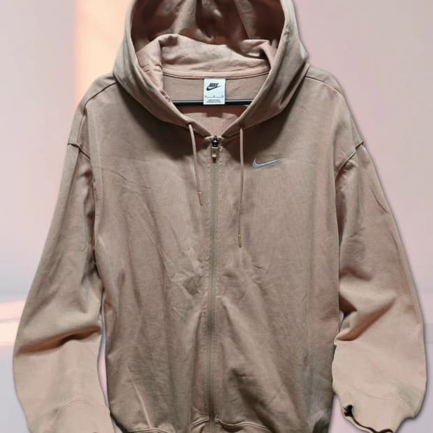 나이키 살구색 후드집업 M