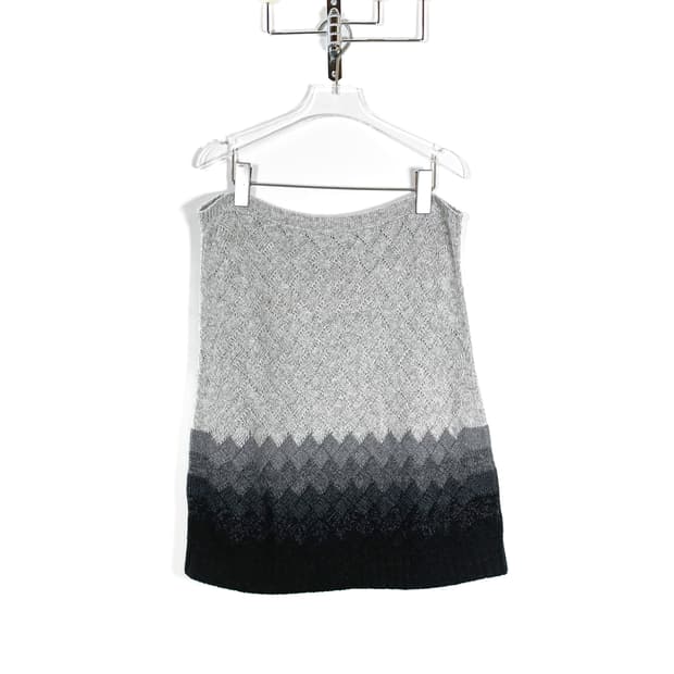 막스마라 울 캐시미어 니트 스커트