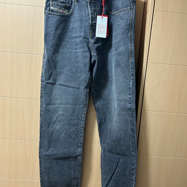디젤 디 바이커 스트레이트 데님 32
