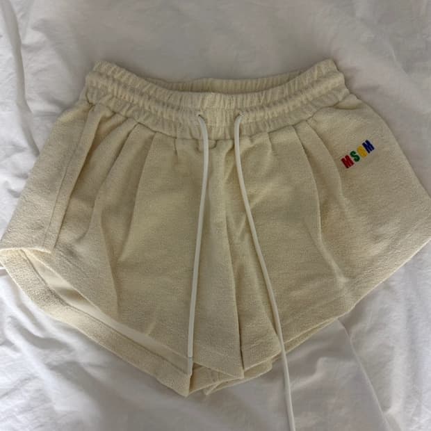 MSGM 테리쇼츠 xs (백화점구매)