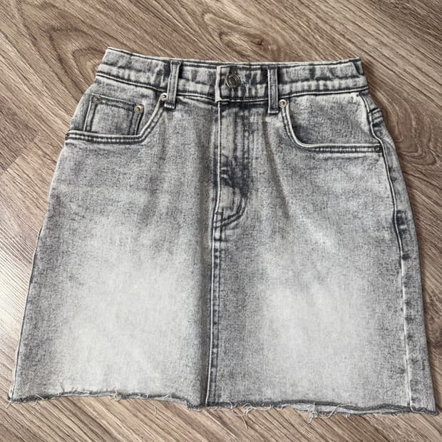 페일제이드 데님 스커트 L