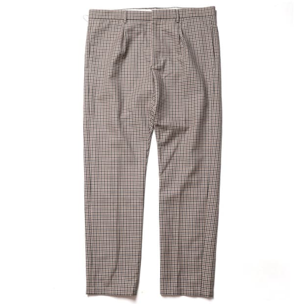 프라다 Prada Check Pattern Wool Pants 