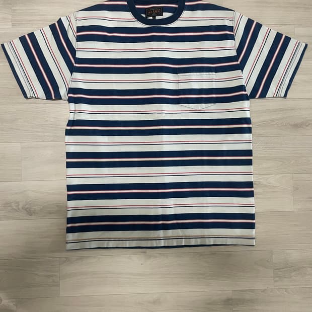 빔즈 플러스 포켓 반팔티 인디고 Xl