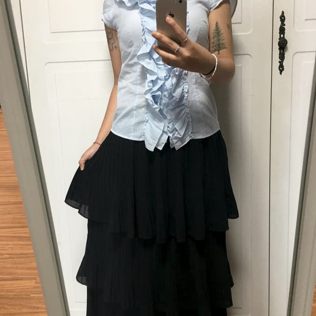 캉캉 long skirt