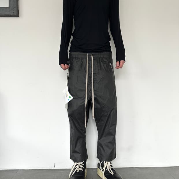 릭오웬스 20ss TECUATL 코팅 사루엘 팬츠