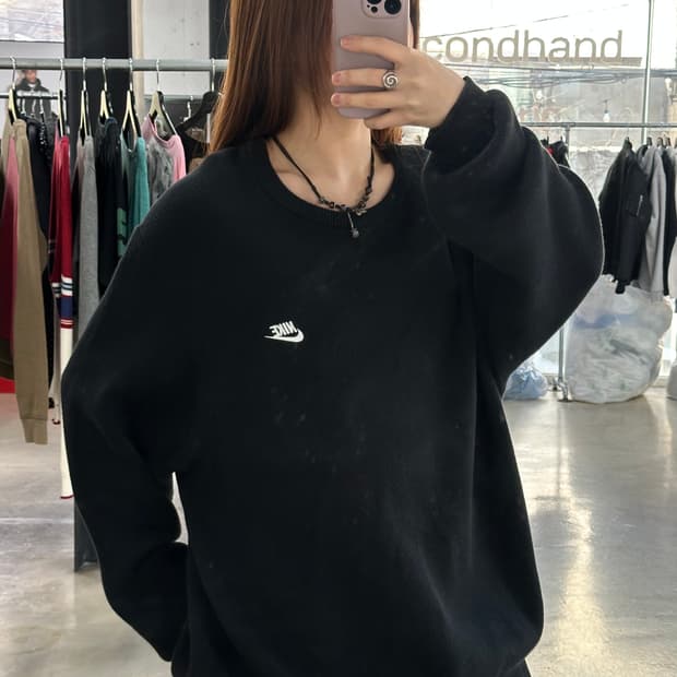 나이키 스우시 와이드 코튼니트