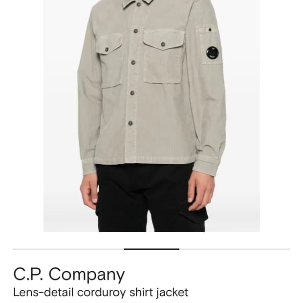 CP컴퍼니 코듀로이 셔츠 xxl