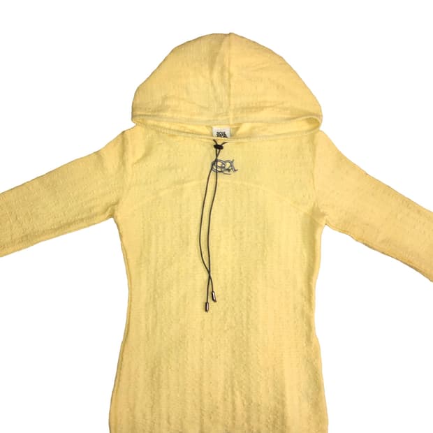 스컬프터 이 스트링 크링클 후디 레몬