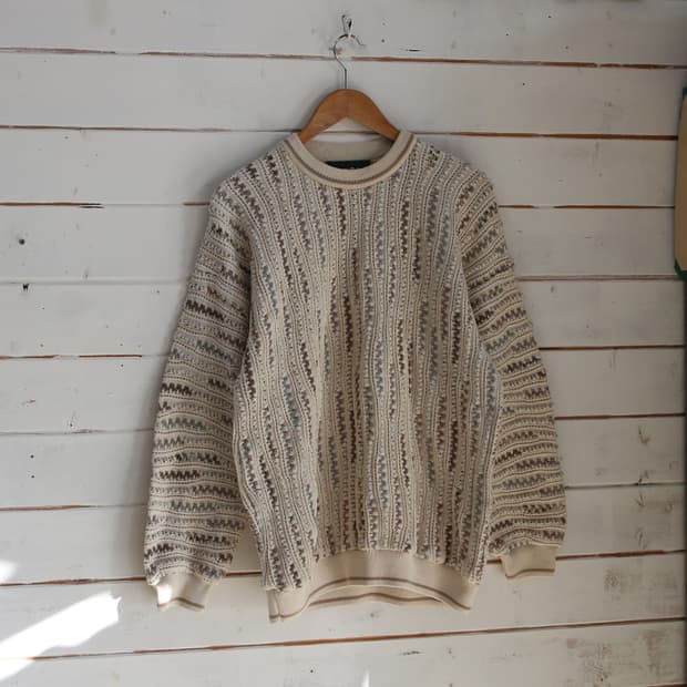 (착용컷) TUNDRA 케이블 니트 (남성용 103)