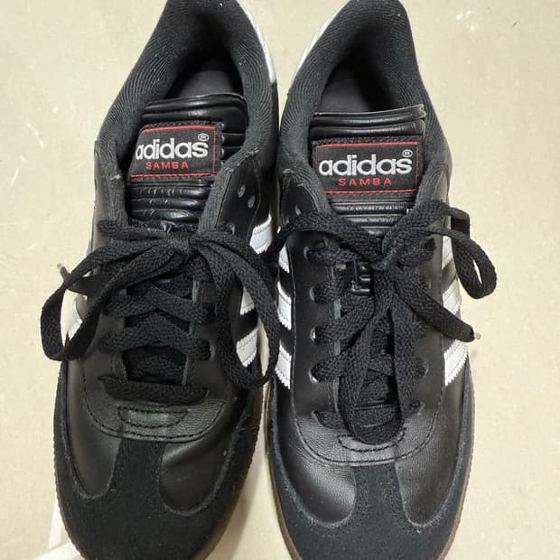 아디다스 삼바 클래식코어 블랙 230