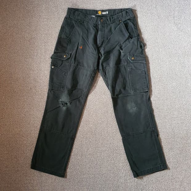 칼하트 Ripstop cargo B342 BLK  No.56