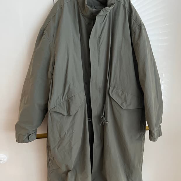 자라 피쉬테일파카 M 카키