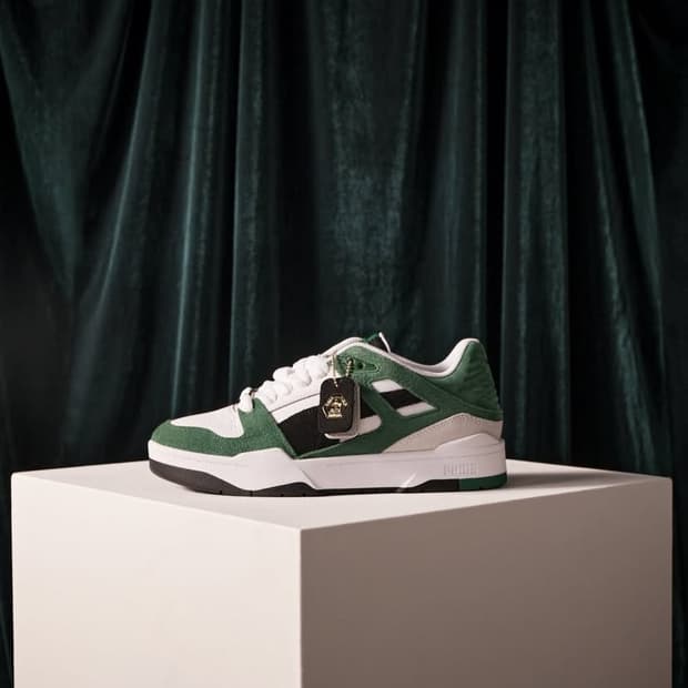 NCT 모델 푸마 슬림스트림 아카이브 화이트 스니커즈 그린 운동화 신발