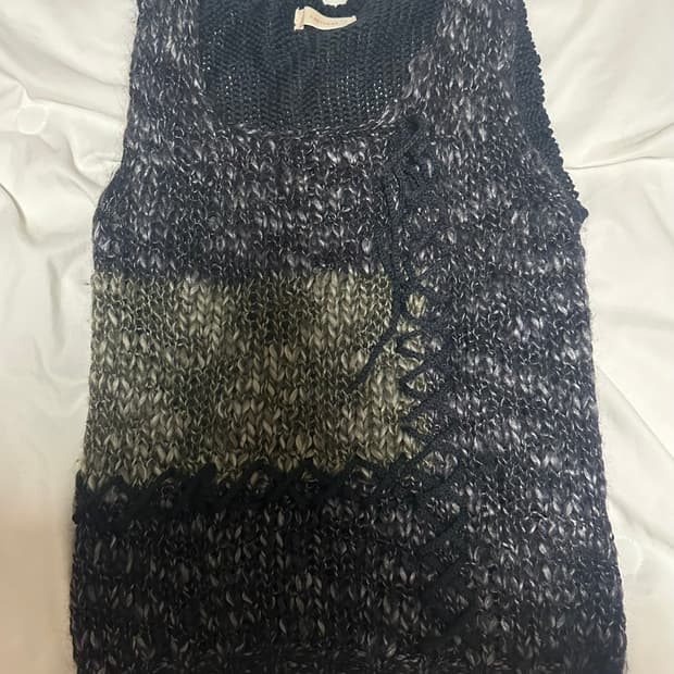 오츠 빈티지 니트 베스트