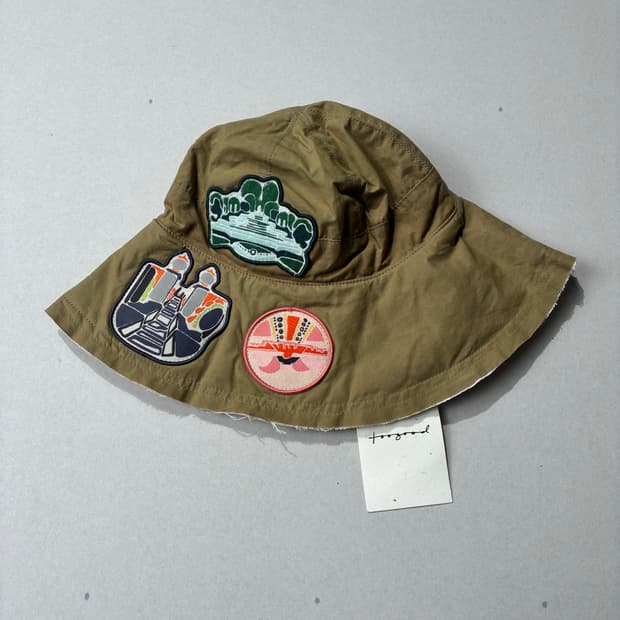 Toogood 투굿 더 플로리스트 버킷 햇 UK 수베니어 뱃지 가든컬러