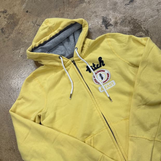 아베크롬비 옐로우 후드집업