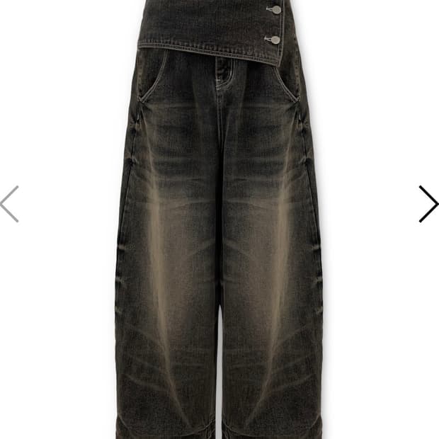 공일공사 F/NO.8 BIG BELT WASHING DENIM PANTS