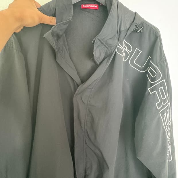 Supreme Spellout Embroidered Trackjacket