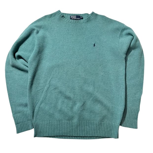 폴로 랄프로렌 램스울 라운드 니트