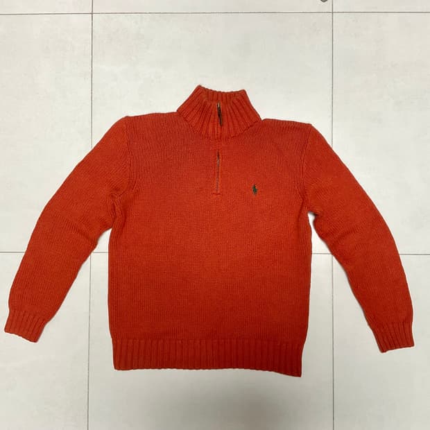 Polo 니트 반집업