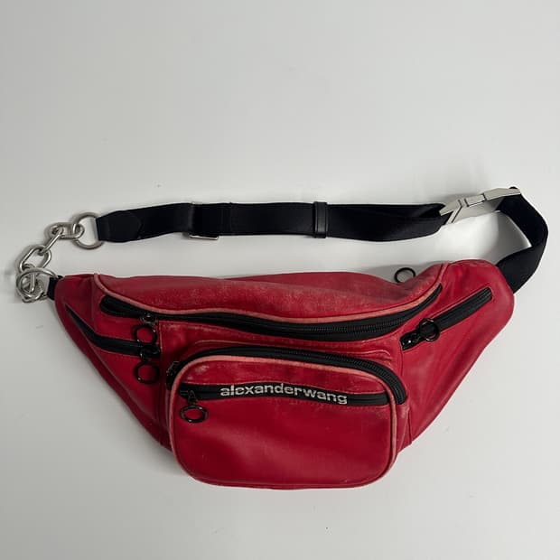 알렉산더왕 alexander wang 레더 힙색 백