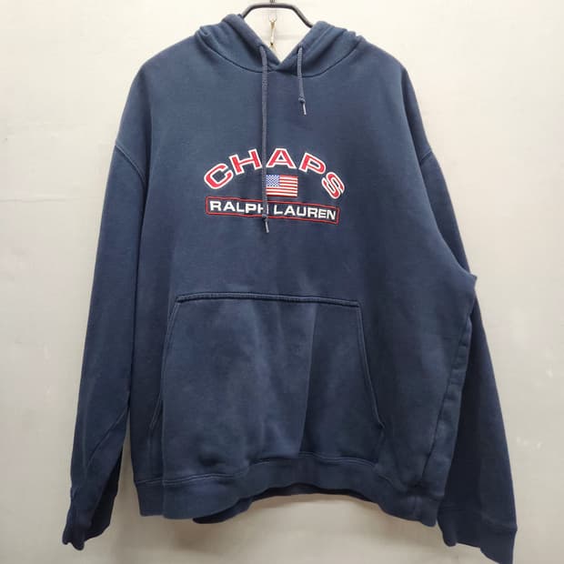 챕스 랄프로렌 성조기 빅로고 자수 후드티 L(2XL) 남여공용