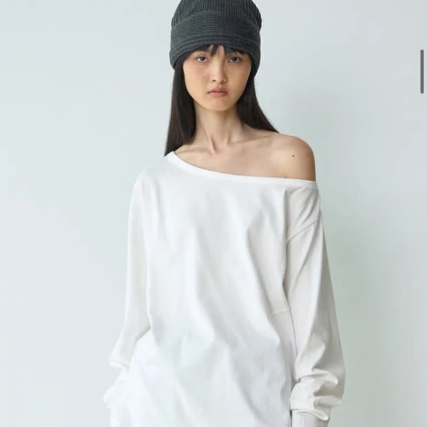 밀로 우먼 리브드 루즈 핏 비니 [차콜 그레이] / 구매가 58,000