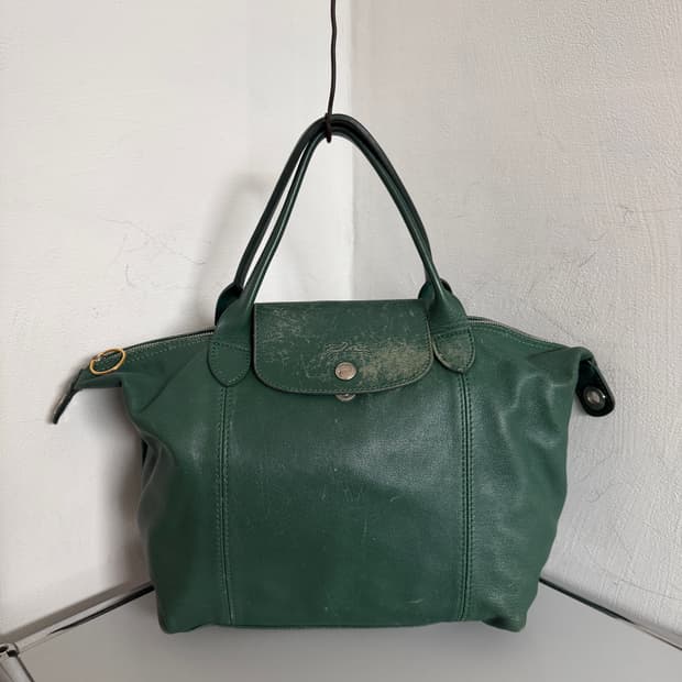 Longchamp leather shoulder bag