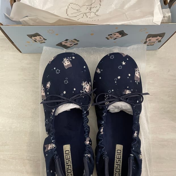 코이세이오 셔링 플랫슈즈