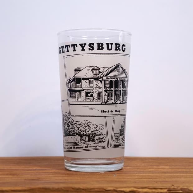 빈티지 소품 State Souvenir 유리컵