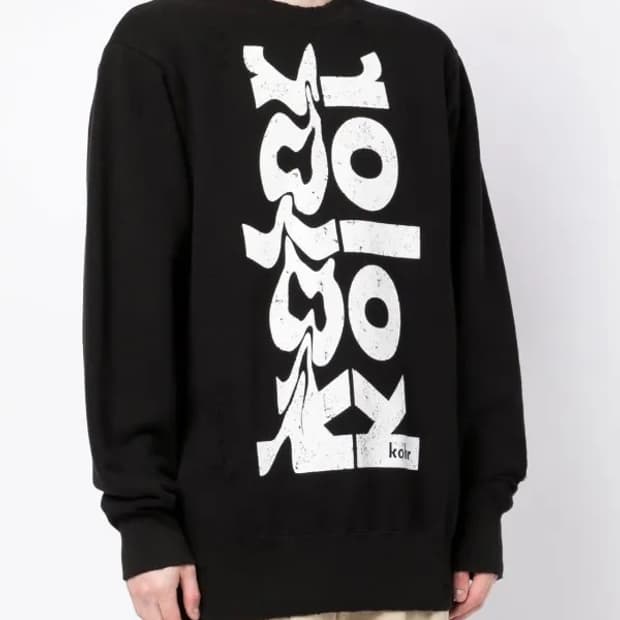 KOLOR 컬러 스웻셔츠