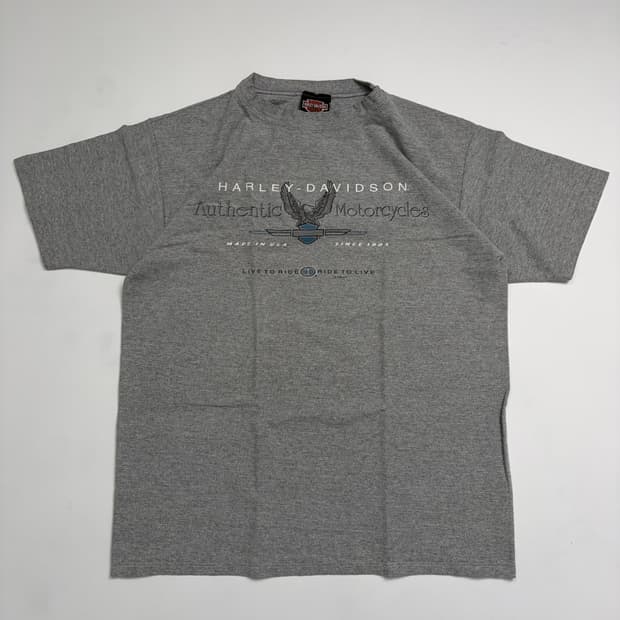 90s Harley Davidson Tee (grey)