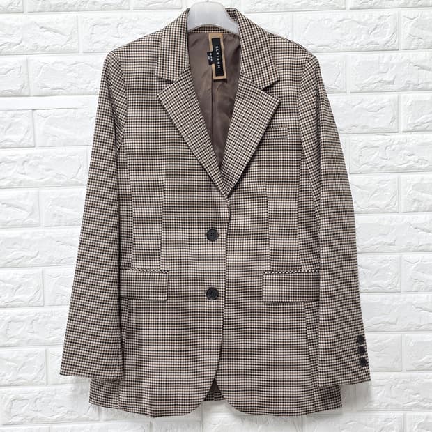 택포// M 19s SLRIAHH 체크 블레이저 